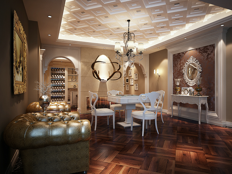 贵阳三层别墅装修,有钱人选择的欧式风格设计!