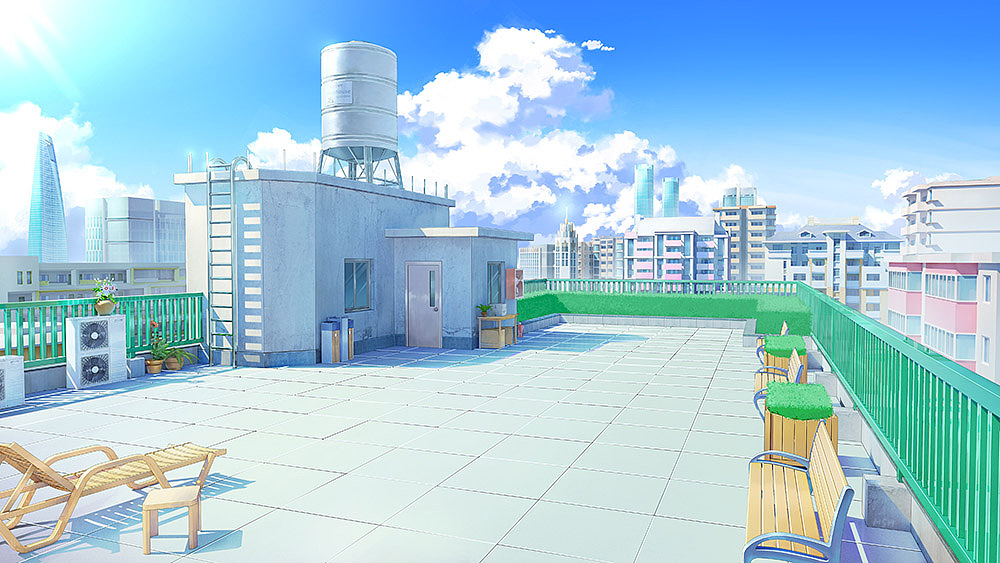 日系场景——天台