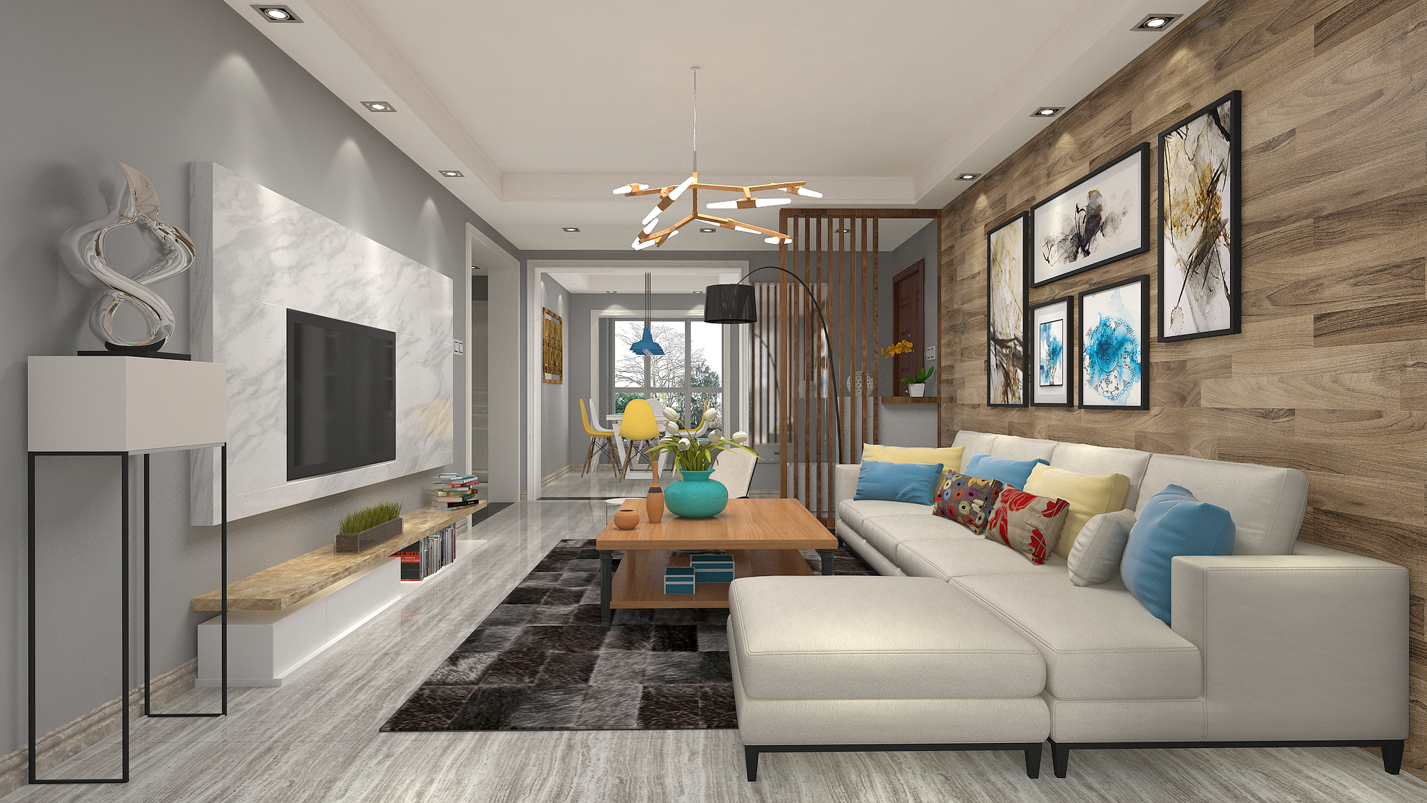 室内-vary-多个场景效果图