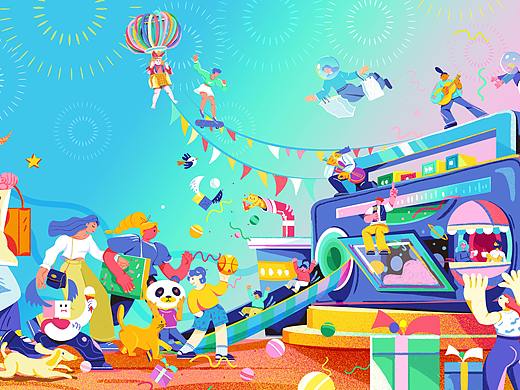2020星河第四季度主画面插画