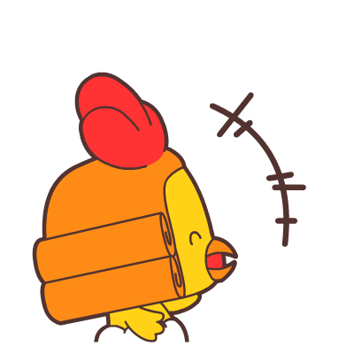 翔通动漫毛毛鸡表情