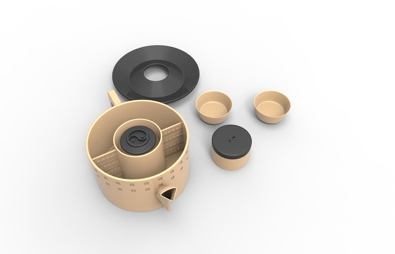 土楼旅行茶具|工业/产品|生活用品|小虾米1224 - 原创作品 - 站酷