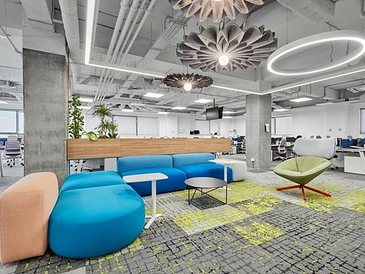 无边界办公室空间设计 通透且亲生物