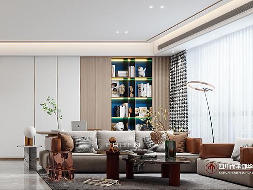 简约风格样板房（个人主页-ZNTUzMDkzODg=） - 家装设计 - 站酷设计师而本御华设计原创素材 - 站酷ZCOOL