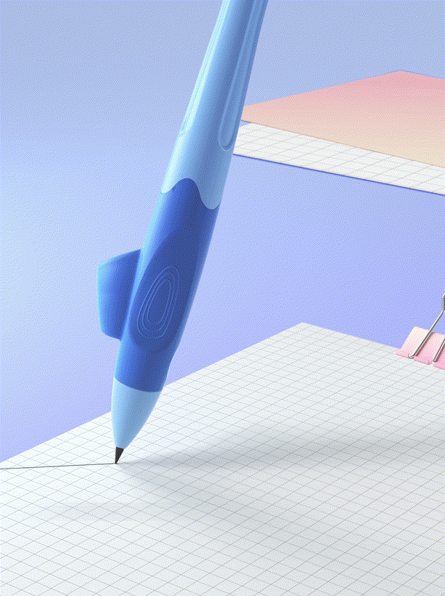 【粗杆自动铅笔】创意产品动画——C4D