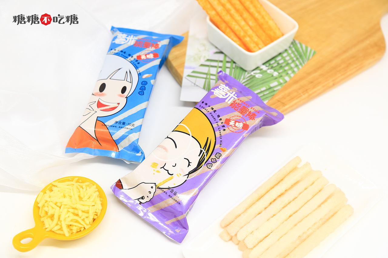 儿童零食薯米棒休闲食品静物拍摄