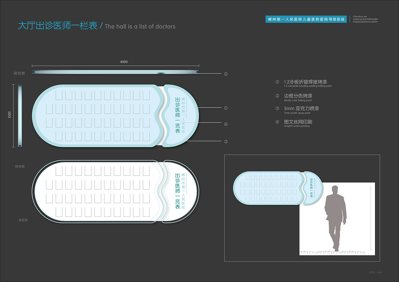 郴州市第一人民医院北院儿童医院导视系统方案