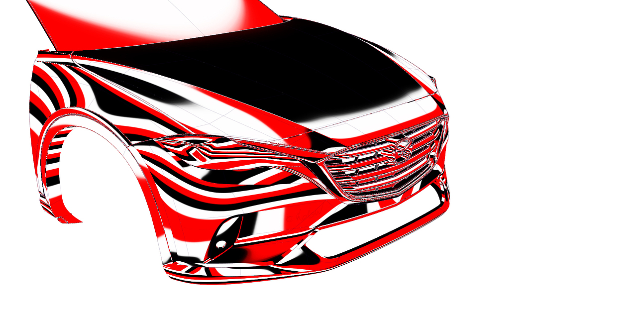 Nurbs建模 | Alias马自达前保正向建模