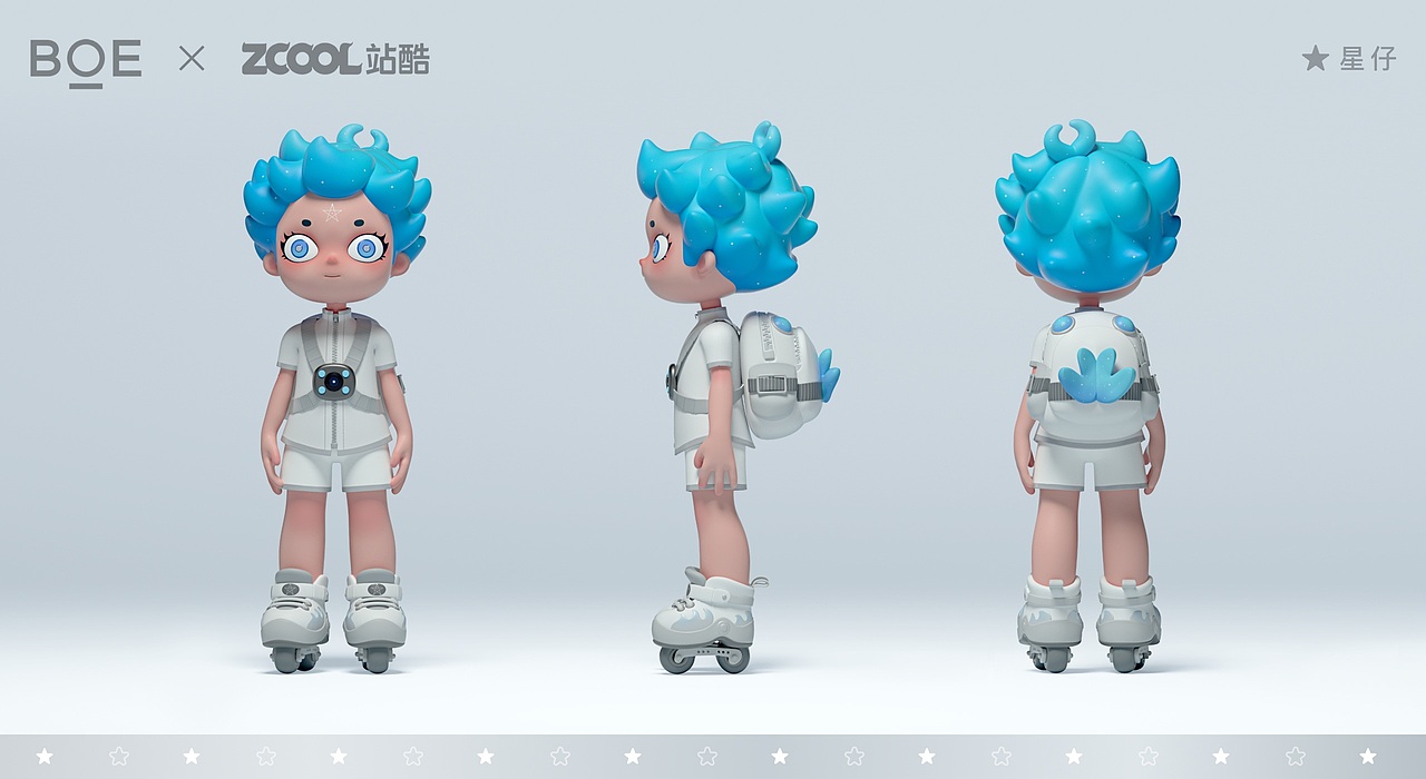 BOE星仔-京东方品牌IP形象设计大赛（图ZMzMwMjA0MjQw） - IP形象 - 站酷设计师番茄炒面X原创素材 - 站酷ZCOOL
