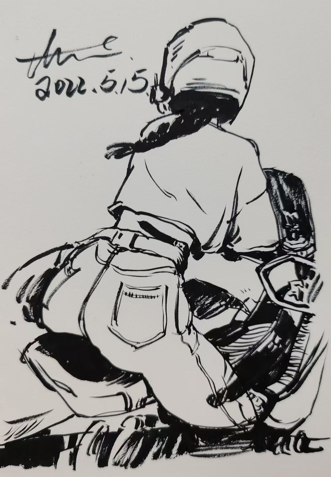 近日速写（图ZMzE1NDMwNjUy） - 绘画 - 站酷设计师张晓睿原创素材 - 站酷ZCOOL