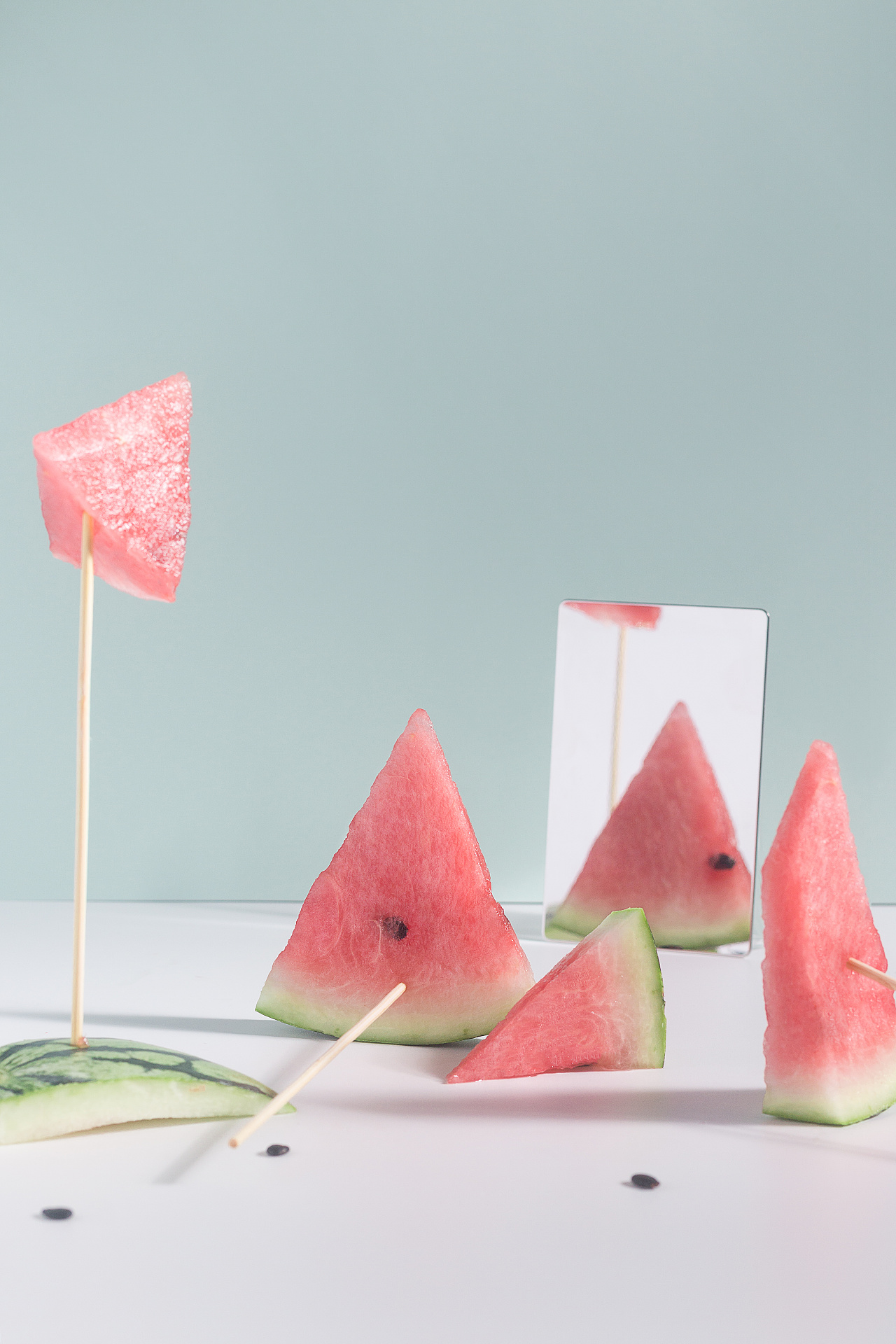 西瓜的创意拍摄