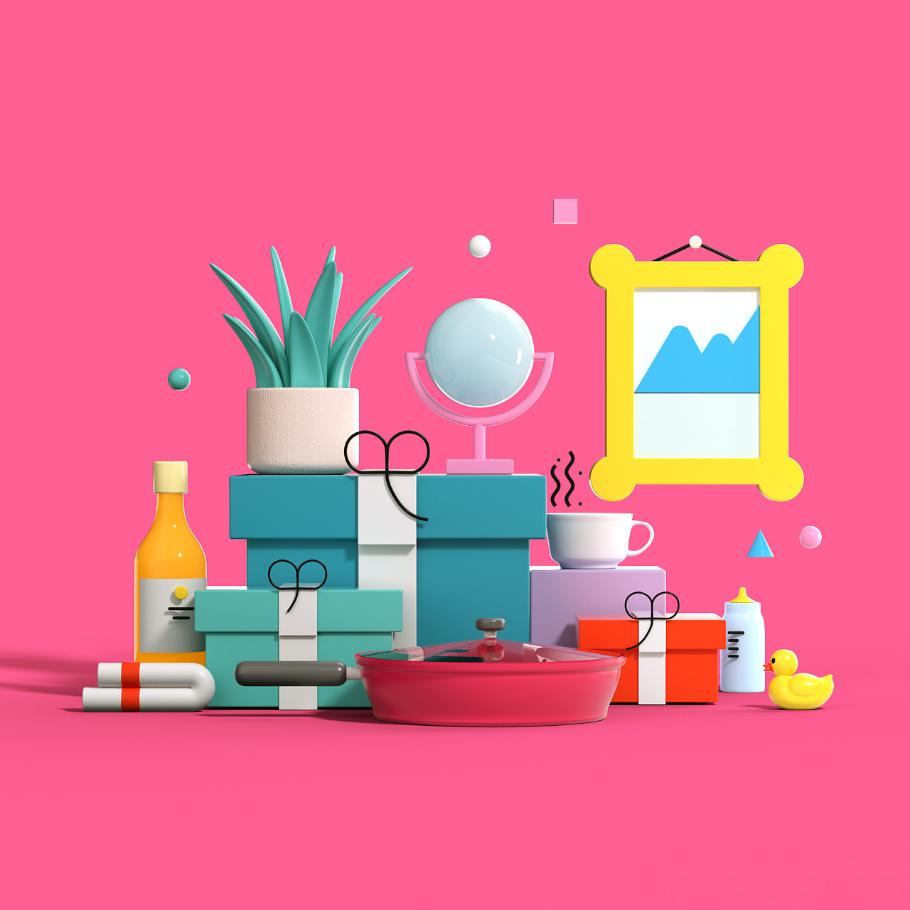3D Illustrations collection