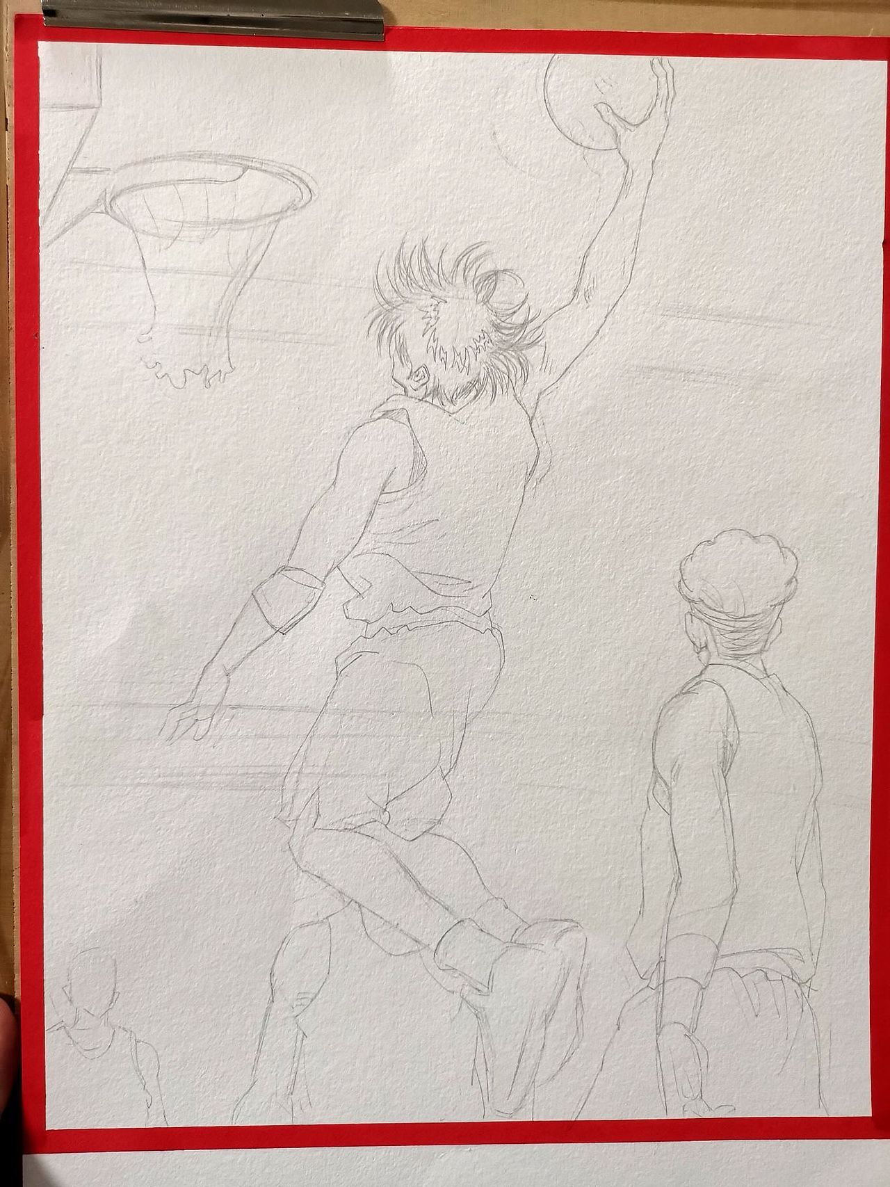 流川枫篮下战斧劈扣