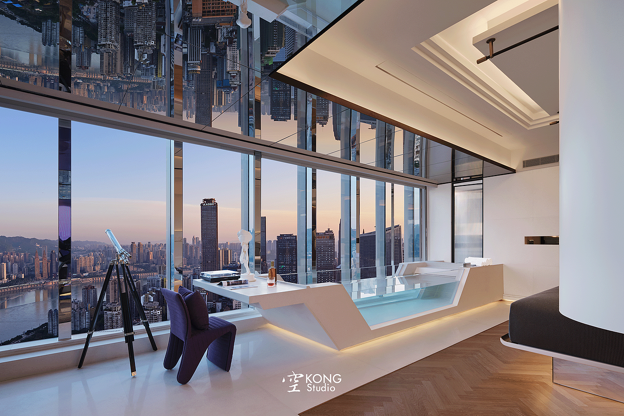 成都空与间摄影:ISEYA 浮云高空酒店【朝天门旗舰店】