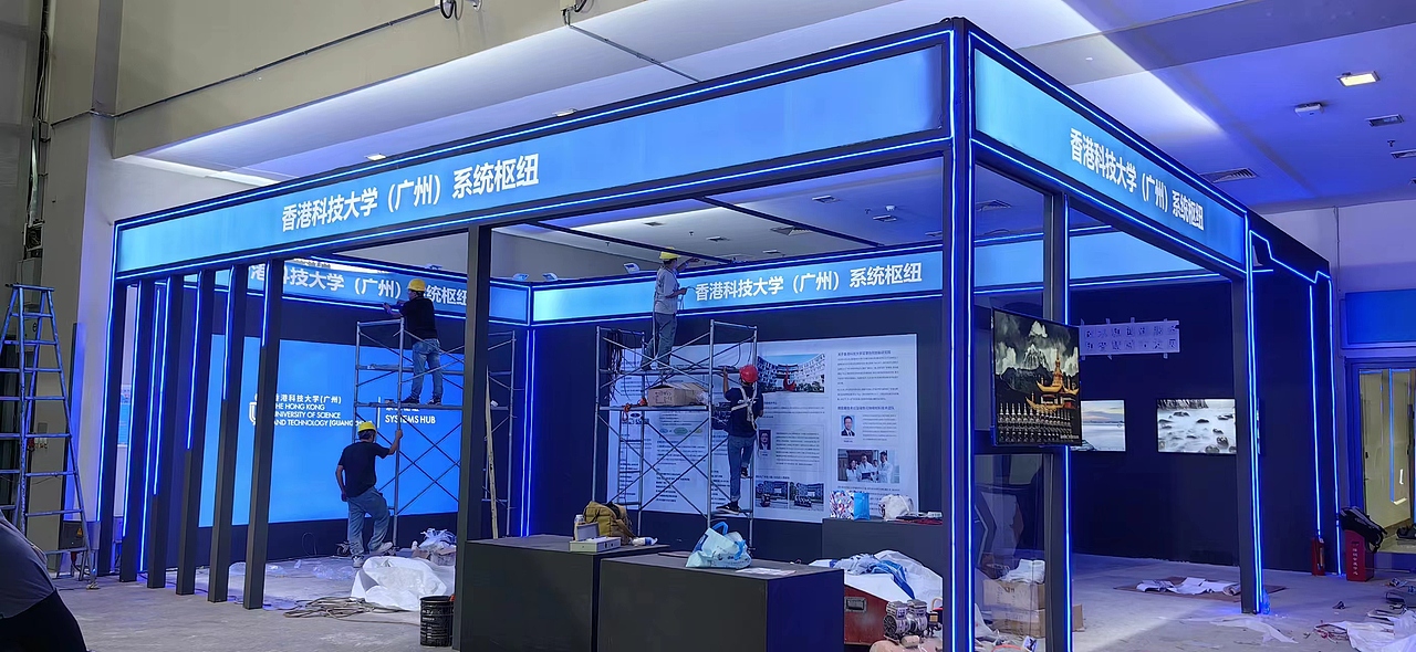 粤港澳大湾区车展-科技展位（图ZMzQzNjY2NTQ0） - 场景 - 站酷设计师OOOOOR设计工作室原创素材 - 站酷ZCOOL