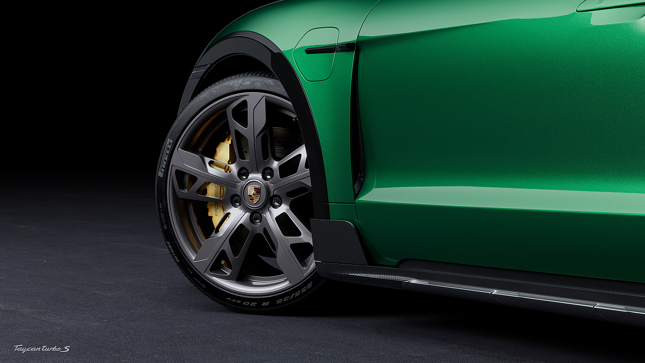 Porsche Taycan Cross Turismo  CGI  