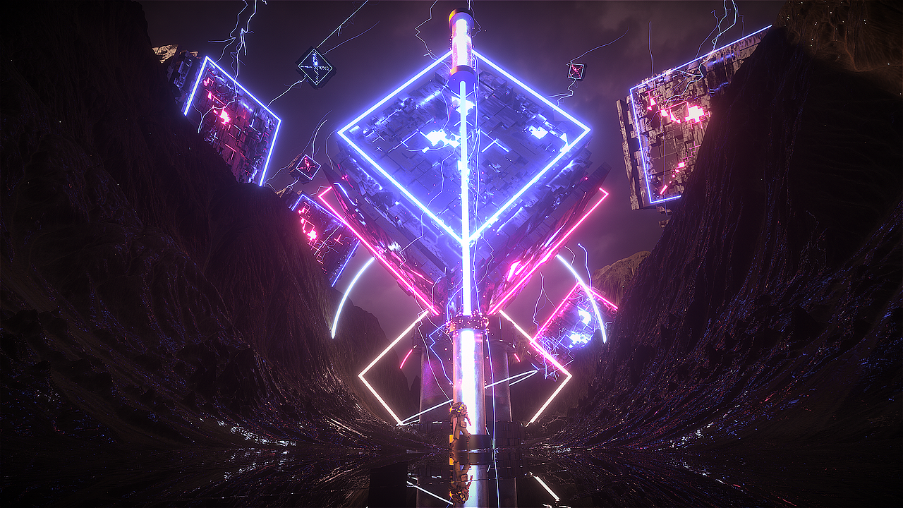 科幻概念风-CINEMA 4D