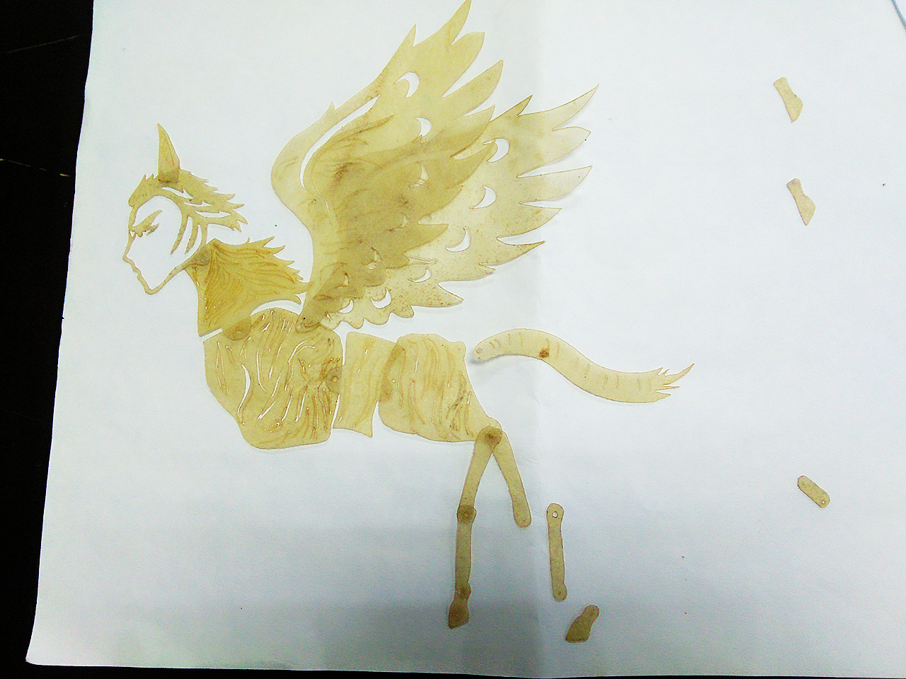 皮影山海创作中（图ZNjAyNDExMTY=） - 其他手工艺 - 站酷设计师张啦啦原创素材 - 站酷ZCOOL