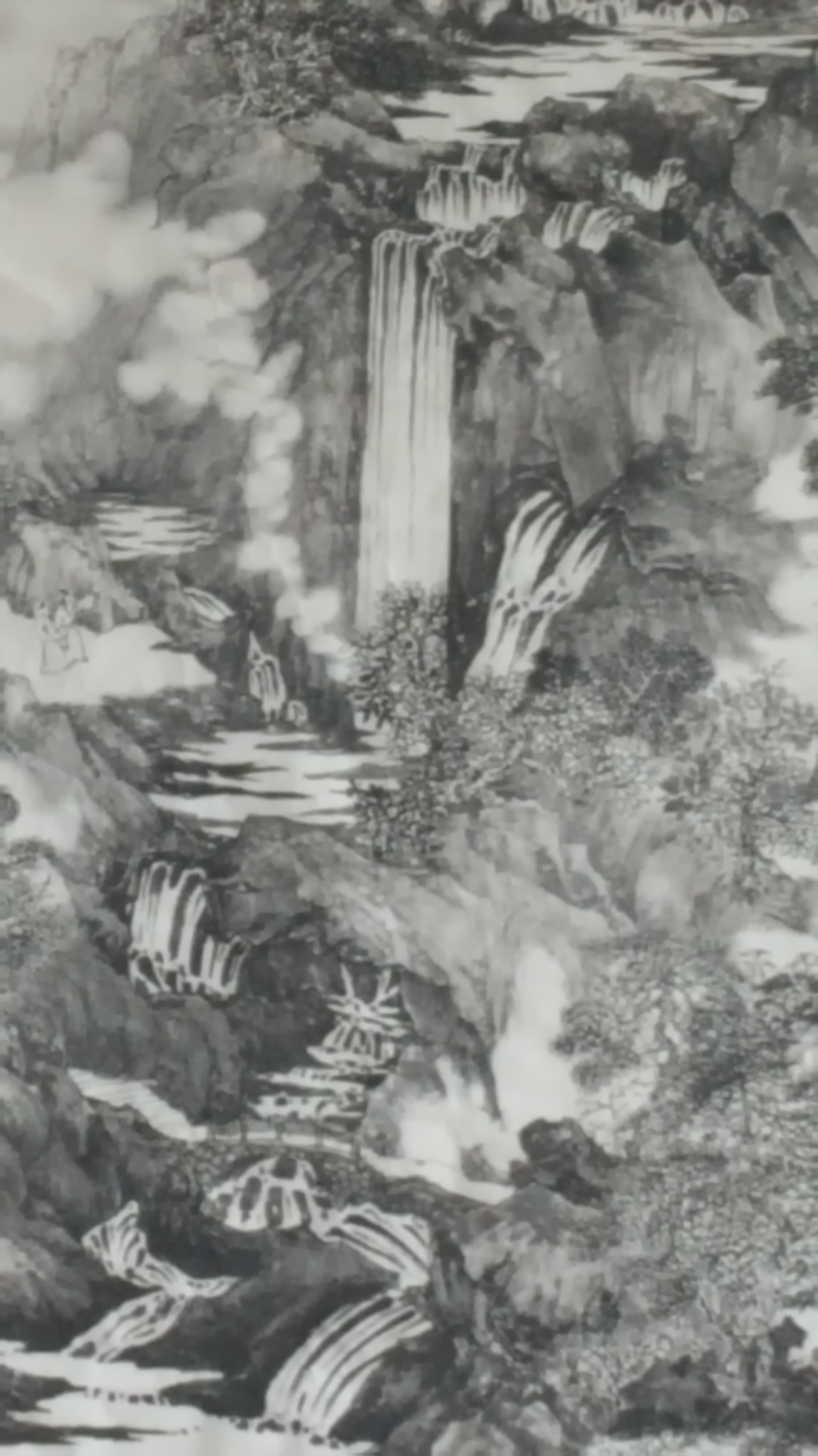 六尺整紙國畫水墨山水創作（图ZMTY0NjAwNzAw） - 绘画 - 站酷设计师安田原创素材 - 站酷ZCOOL
