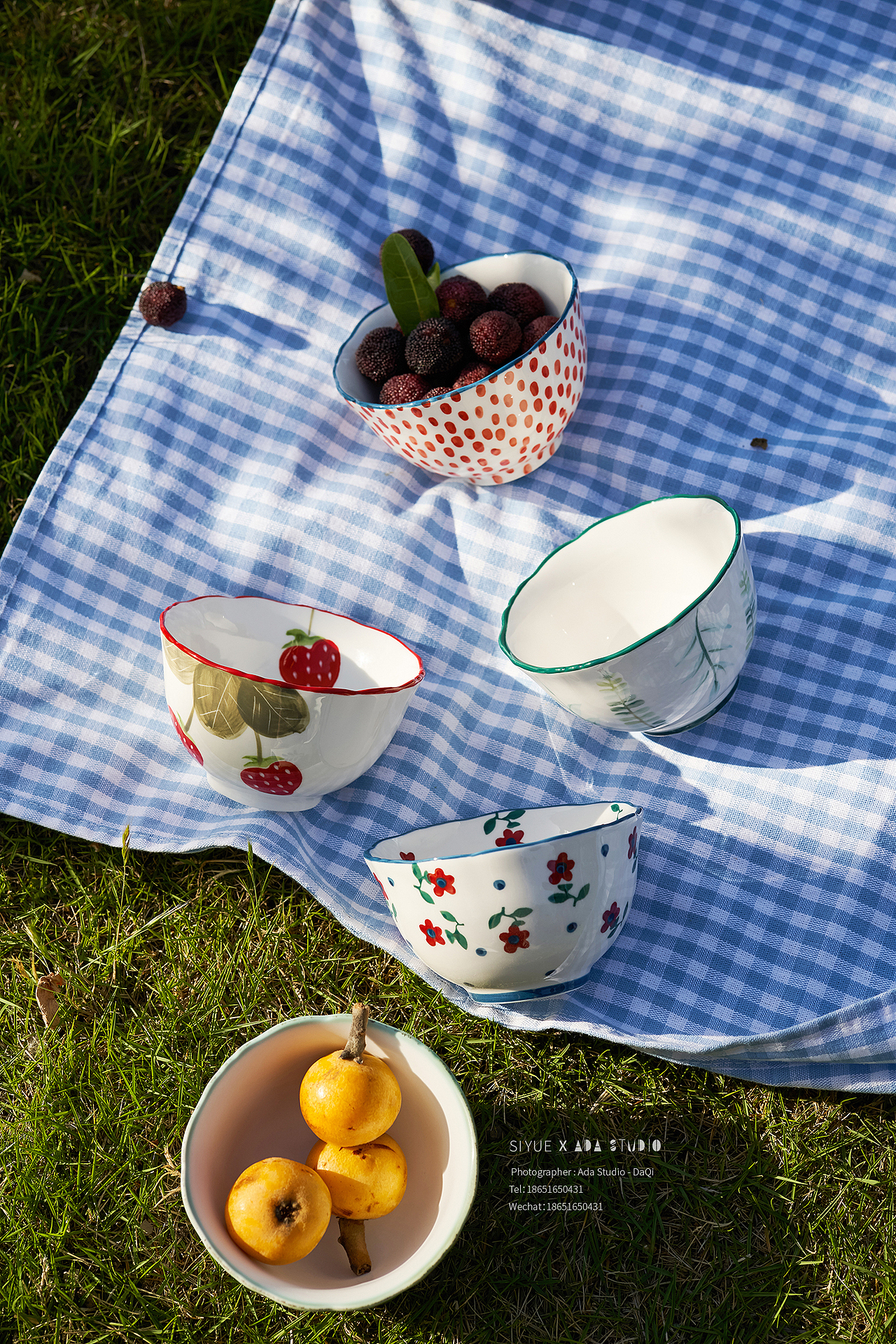 陶瓷碗拍摄 野餐风格 商业摄影 电商摄影 餐具摄影（图ZMjA5ODM4MjMy） - 产品摄影 - 站酷设计师南京猫又文化传媒原创素材 - 站酷ZCOOL