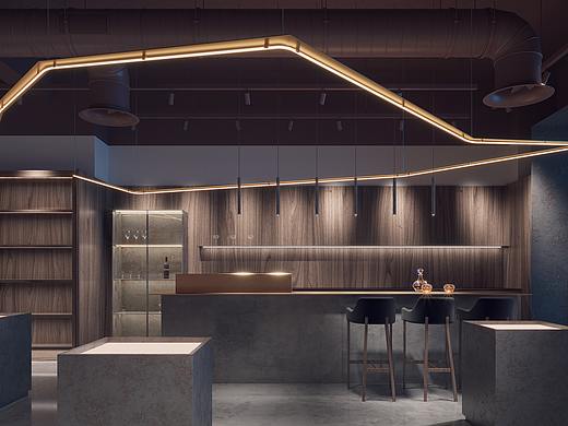 流动的液体——酒行空间的设计探讨(一）