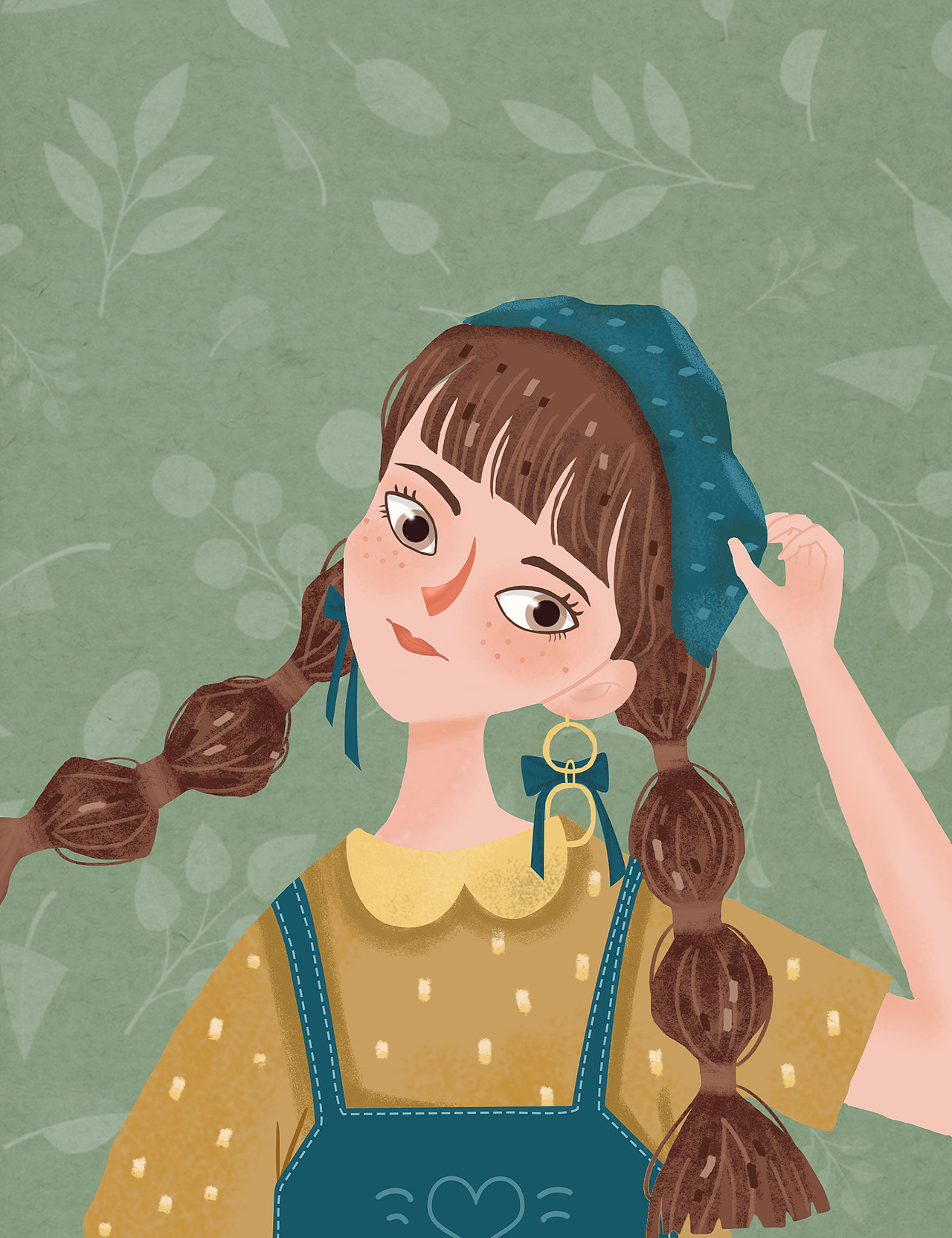 20卡通少女头像