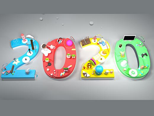 C4D IP/場(chǎng)景（2020開篇）（個(gè)人主頁-ZNDI5MDI5MzY=） - 場(chǎng)景 - 站酷設(shè)計(jì)師彭顯顯原創(chuàng)素材 - 站酷ZCOOL