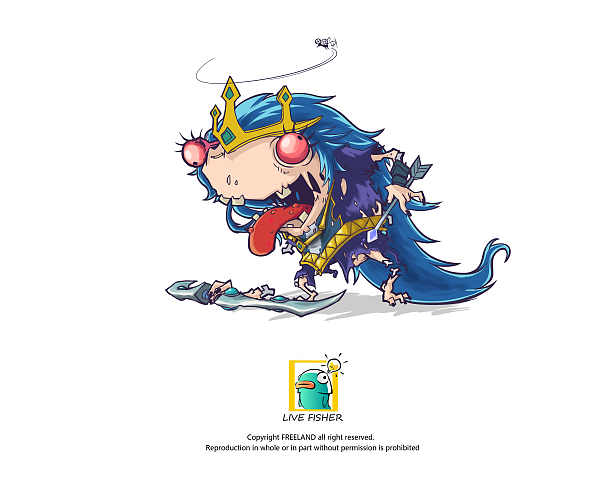 LOL手绘 丧尸系列 第二期（图ZMjQ2ODI4Njg=） - 新锐潮流插画 - 站酷设计师卡西米尔手绘原创素材 - 站酷ZCOOL