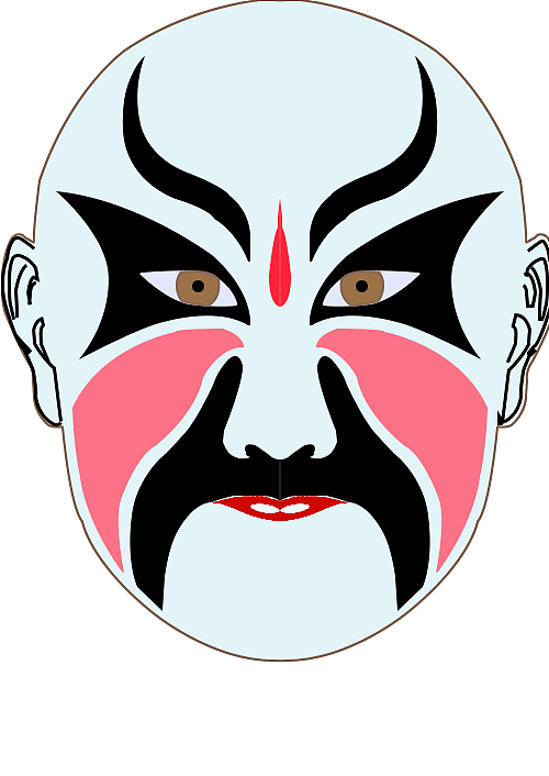 脸谱|平面|图案|油松油松_原创作品-站酷zcool