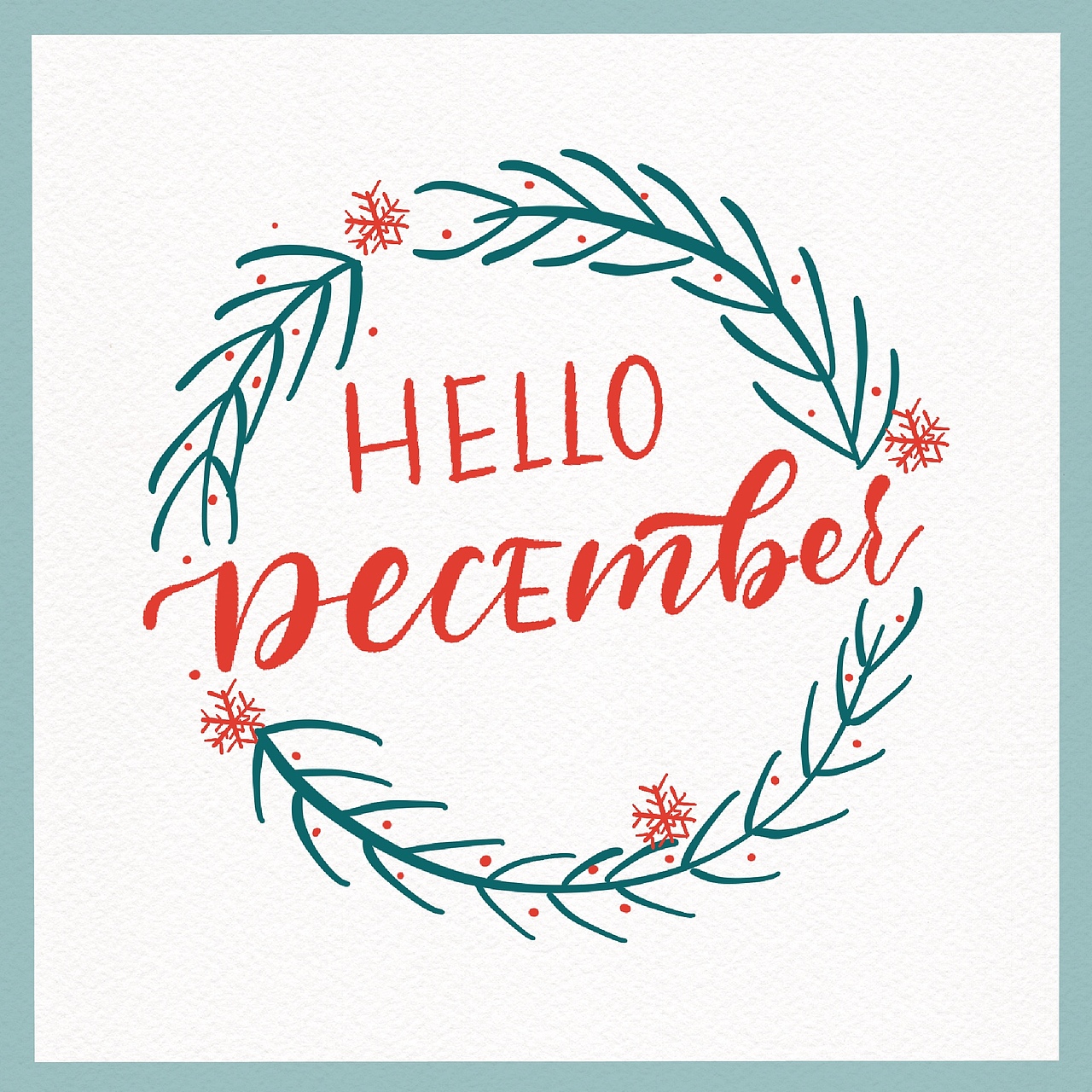 花体英文|12月份手帐标题brushletter