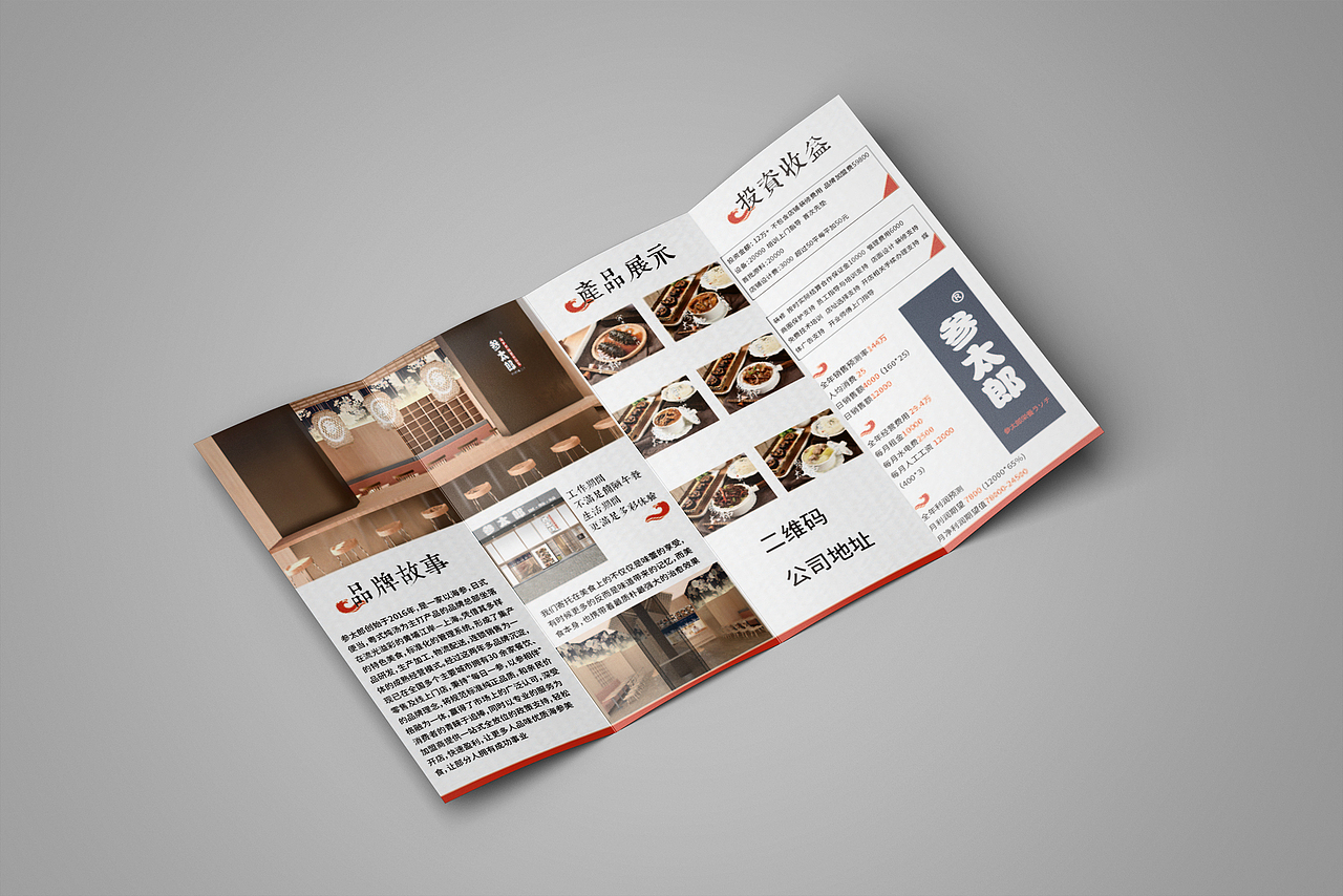 餐饮4折页（图ZMTg3MjkyNDgw） - 宣传物料 - 站酷设计师五冇咸鱼设原创素材 - 站酷ZCOOL