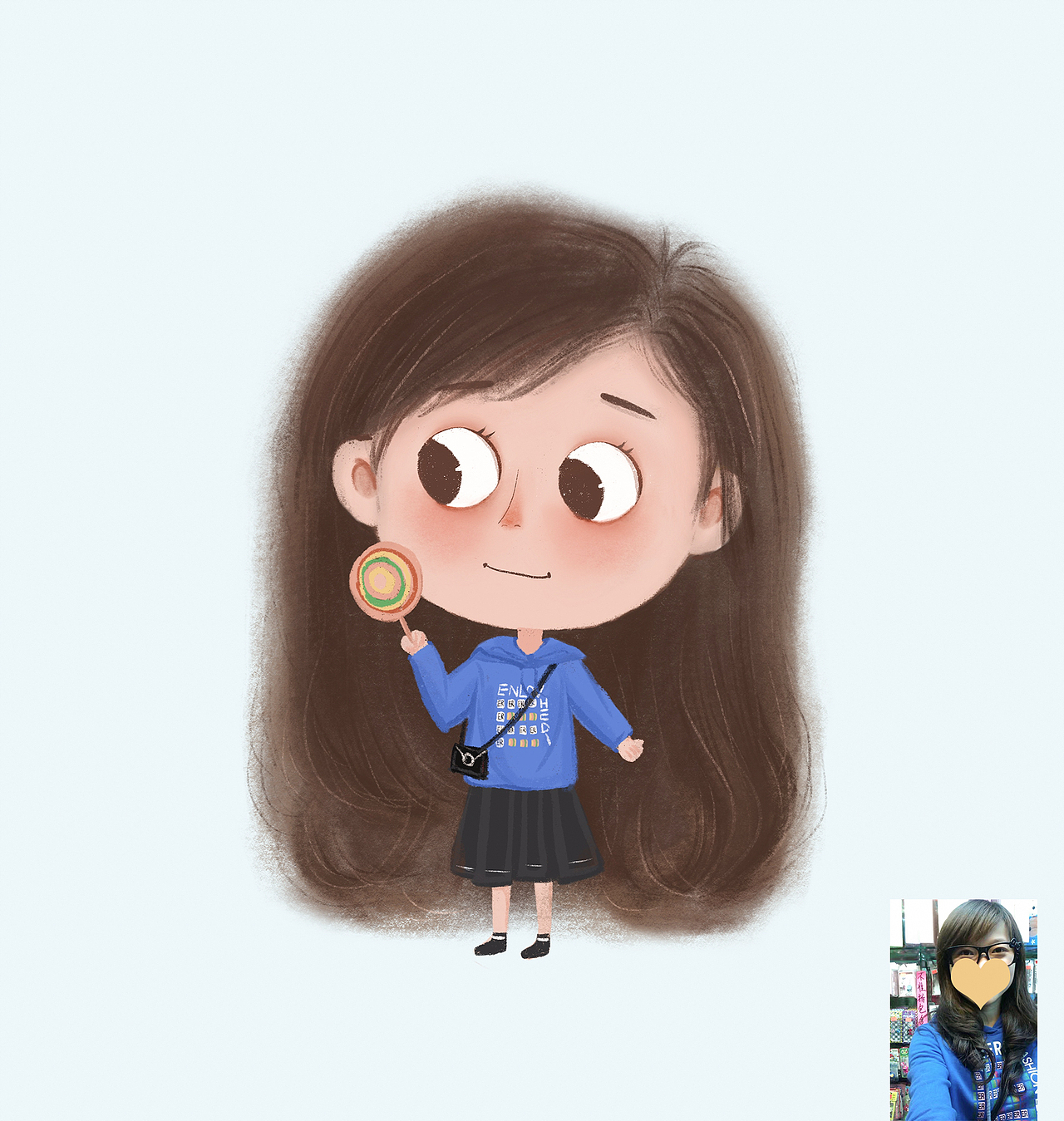 Q版手绘小人头像