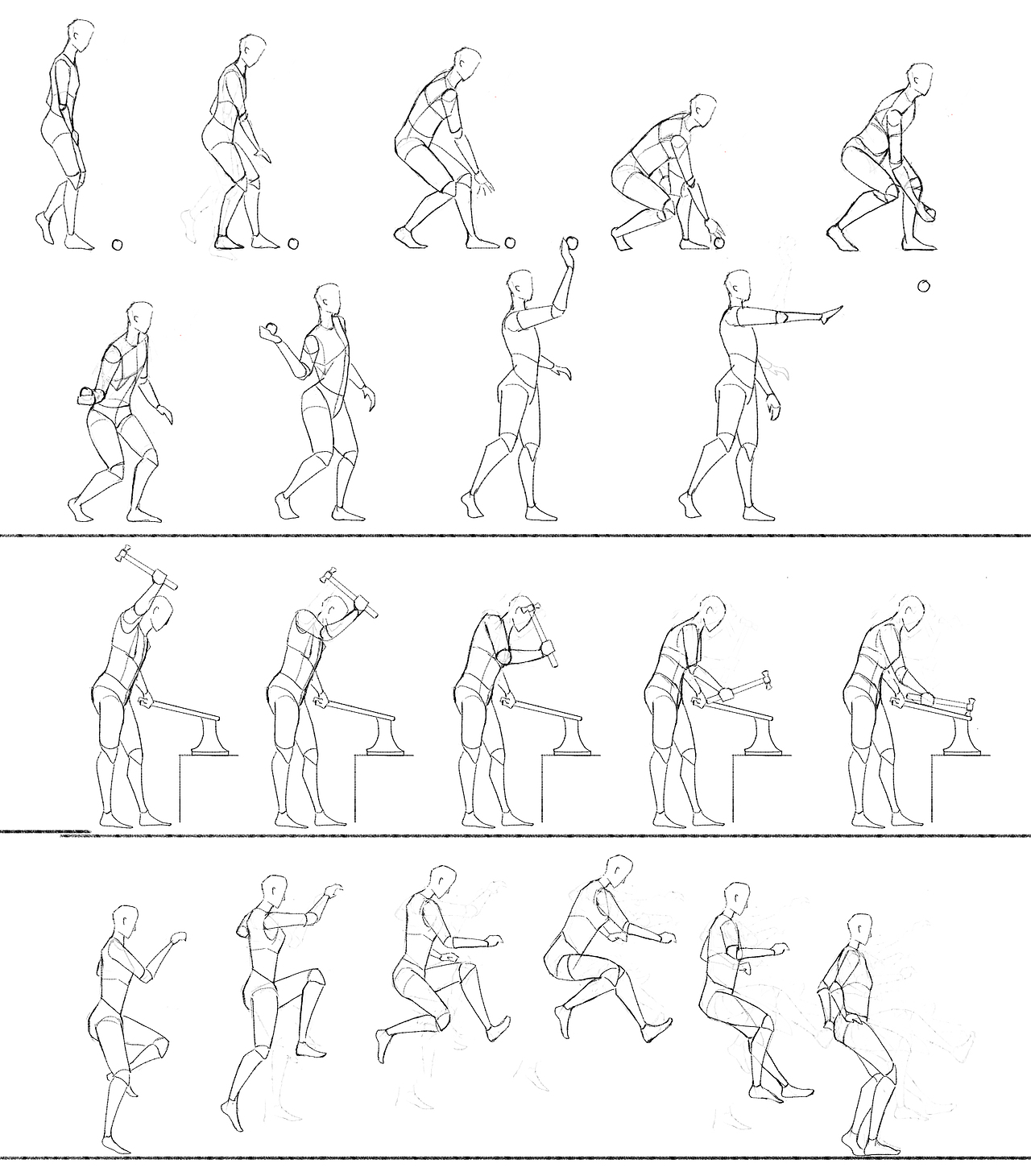 人体结构练习（图ZMTkyMzYzNjA0） - 绘画 - 站酷设计师霜艾原创素材 - 站酷ZCOOL