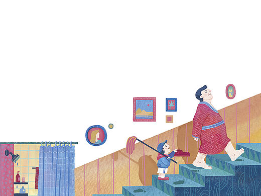 儿童杂志内页插图