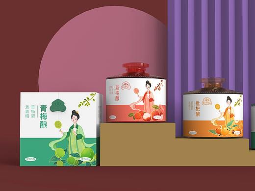 醉香妃轻酿果酒品牌包装设计