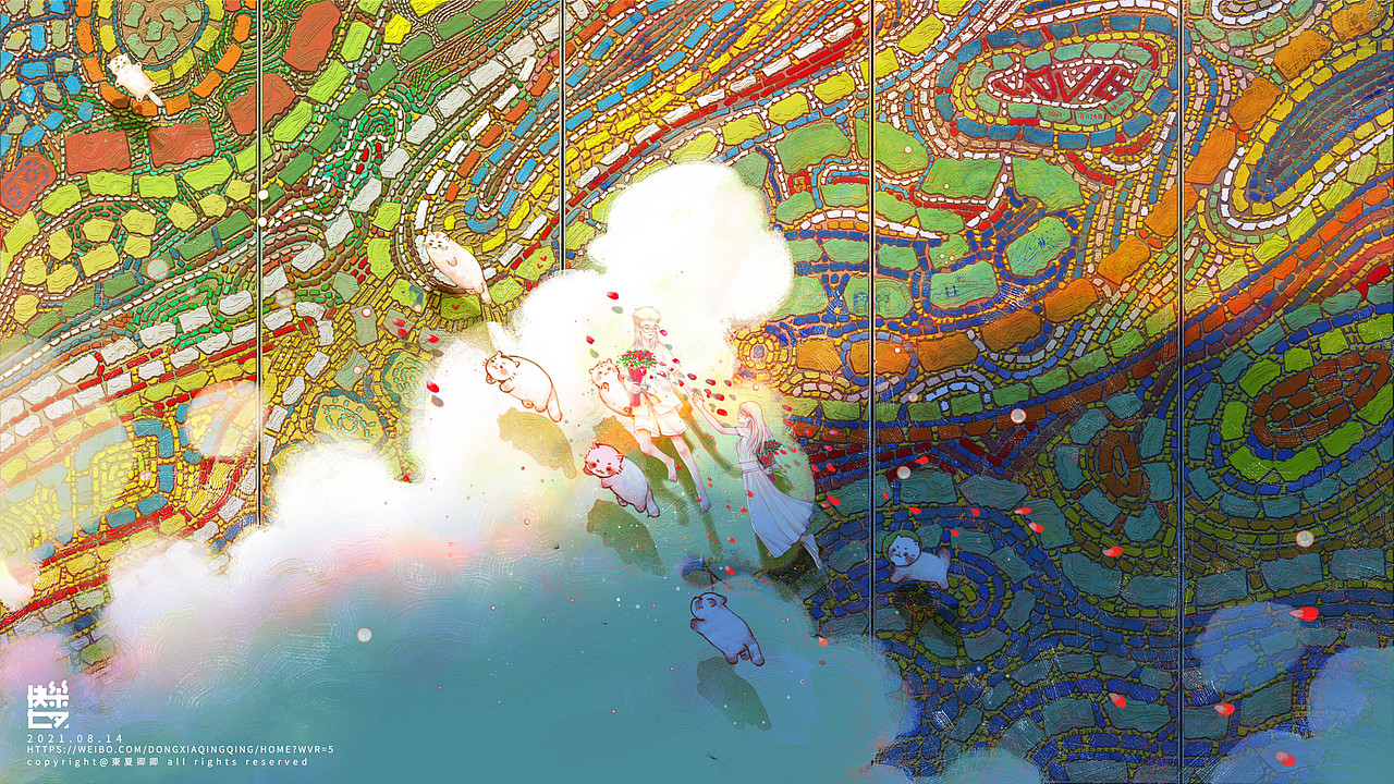 《请回答幺七幺七》系列插画 第二章 ABOUT LIFE（图ZMzAyNjQzMTY4） - 创作习作 - 站酷设计师東夏卿卿原创素材 - 站酷ZCOOL