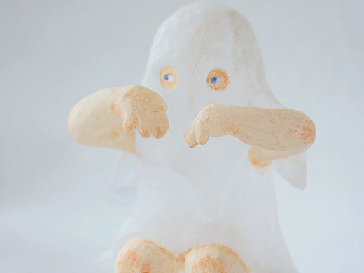 琉璃雕塑-一只小幽灵