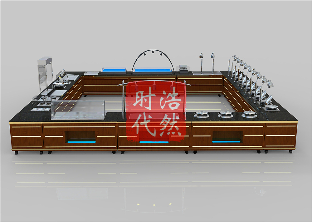 酒店移动布菲台定制设计 大理石自助取餐台（图ZMjE1MjMwMTg0） - 绘本 - 站酷设计师自助餐台布菲车原创素材 - 站酷ZCOOL