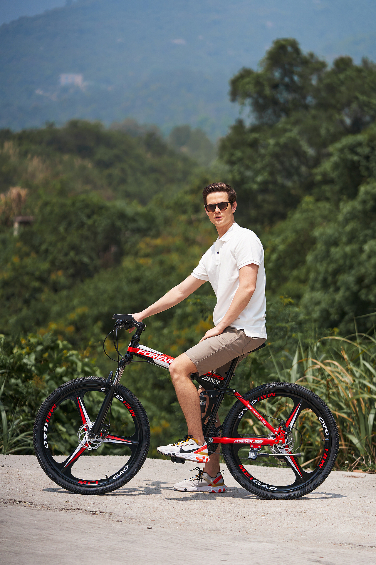 上海永久山地车自行车童车拍摄