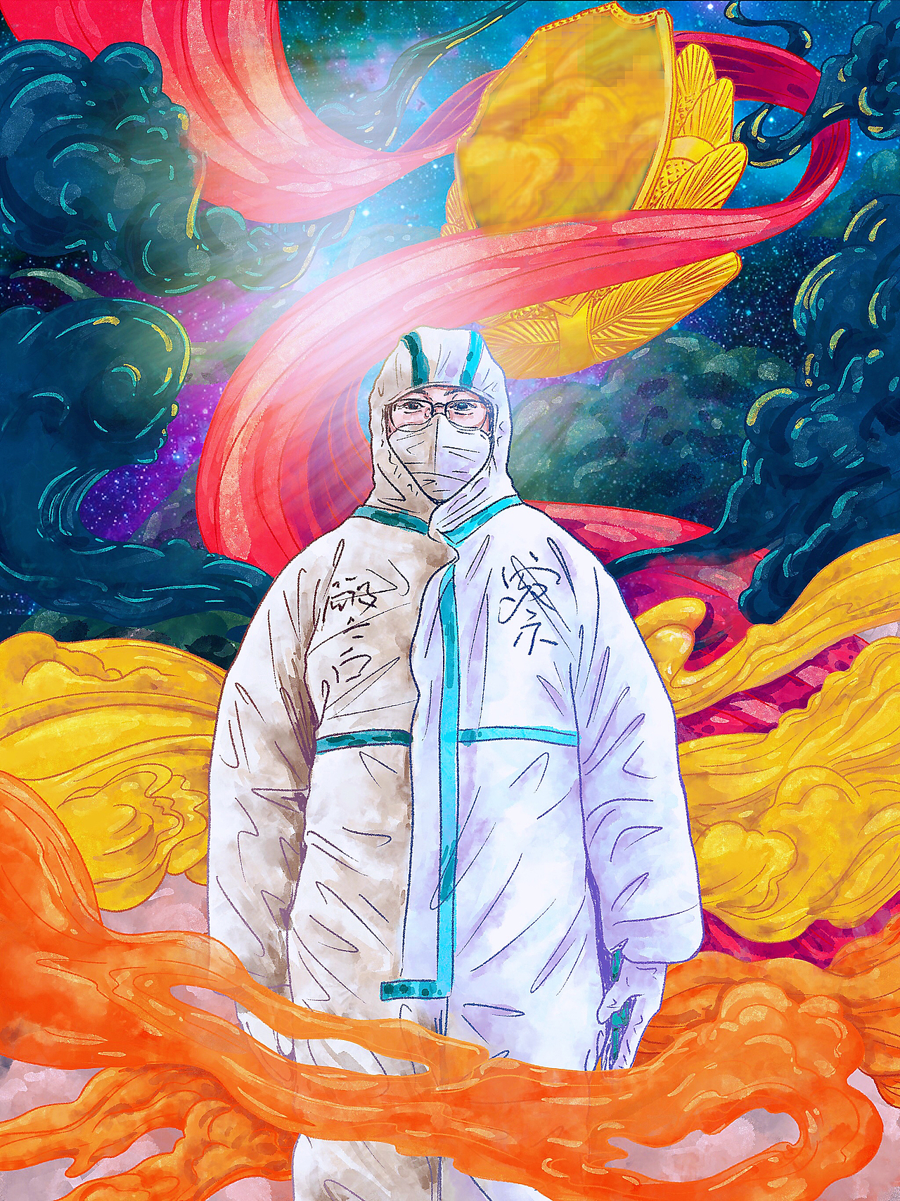 谢谢你们（图ZMjc3ODYyMzYw） - 商业插画 - 站酷设计师画强锵原创素材 - 站酷ZCOOL
