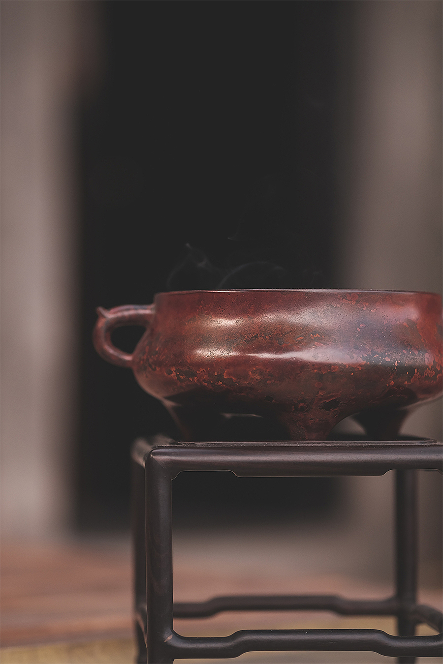 五玄土 || 压经三足炉