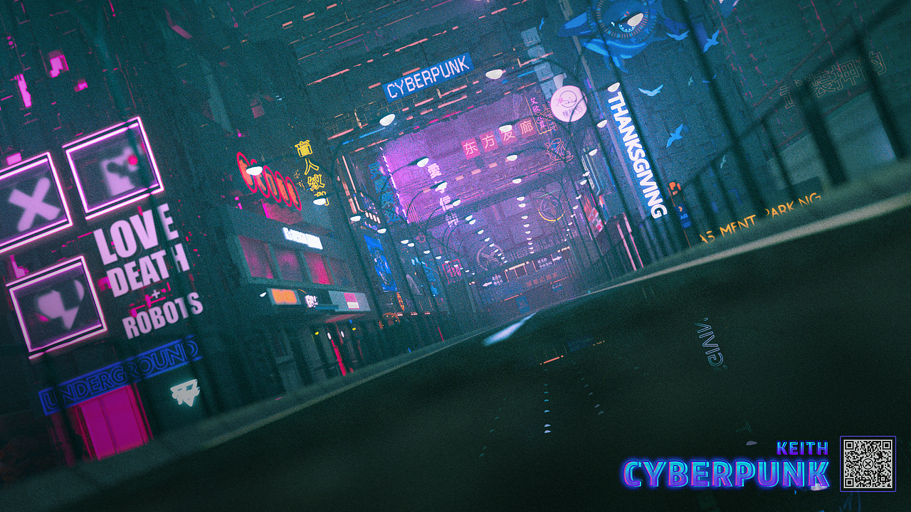 赛博朋克·街景