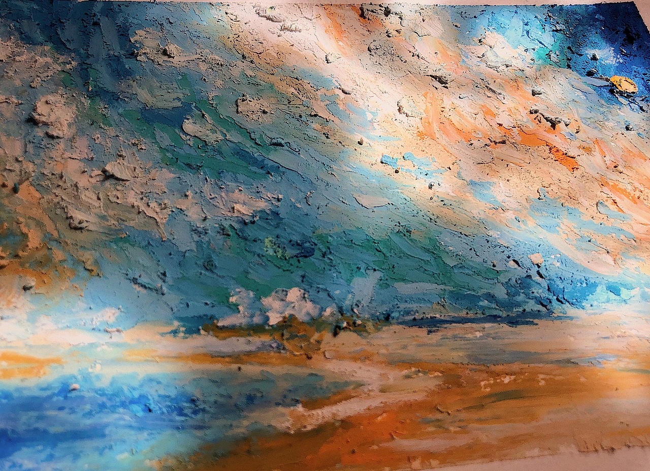苏格子油画棒涂鸦  风景花卉篇