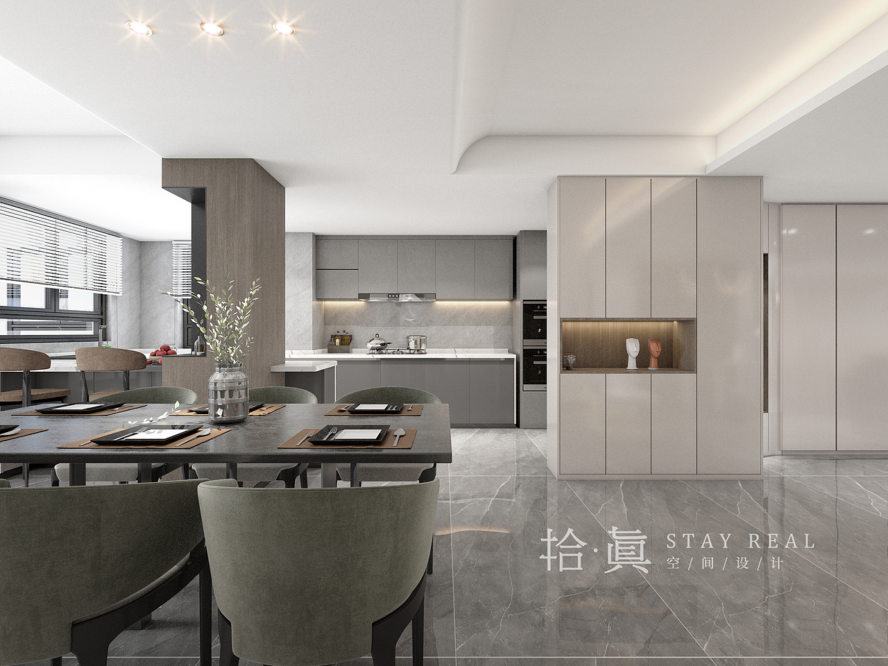 拾眞·创建|昆明 星雅俊园220㎡ 大平层 现代极简风格