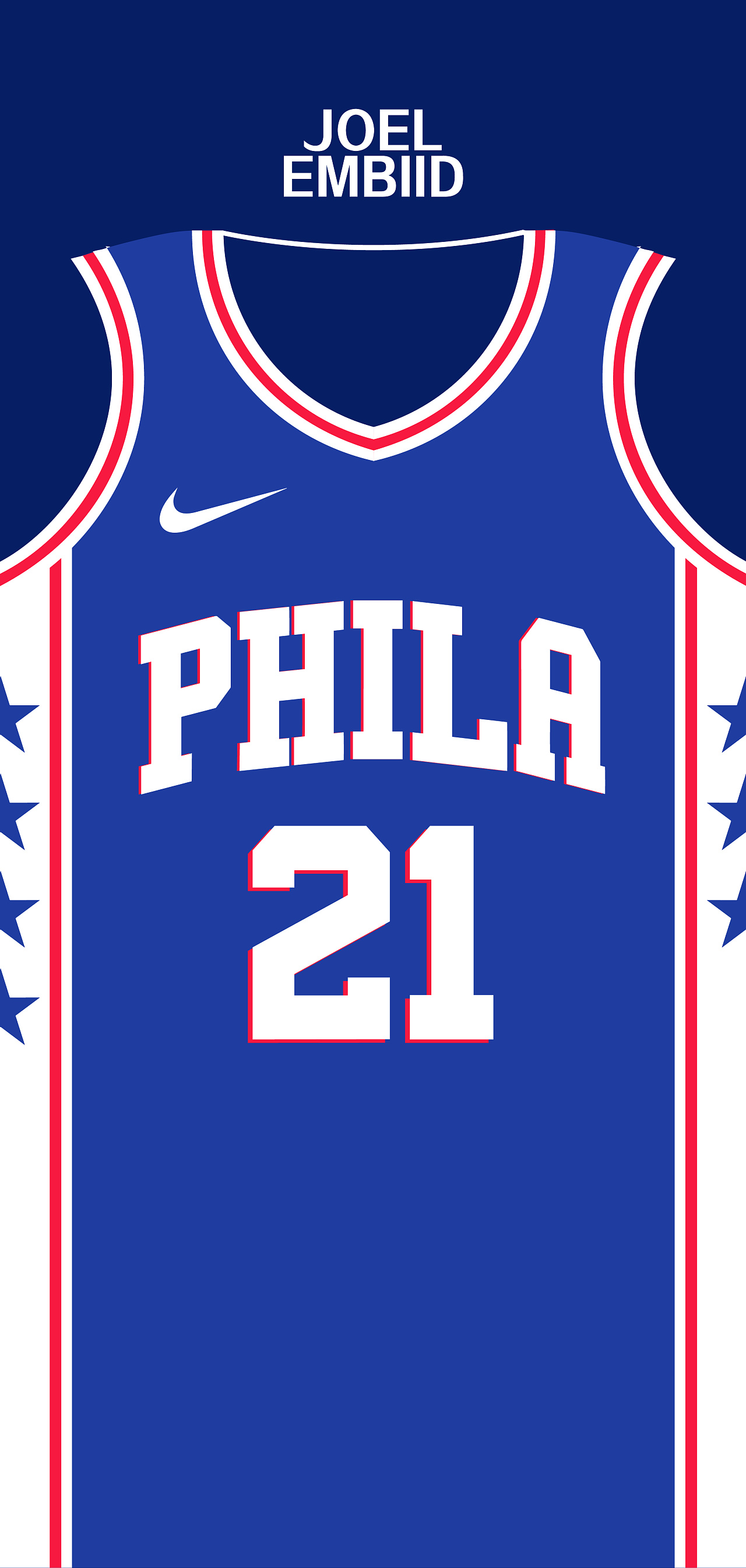 nba 76人队 球衣壁纸|平面|图案|nba乐爷 - 原创作品 - 站酷 (zcool)