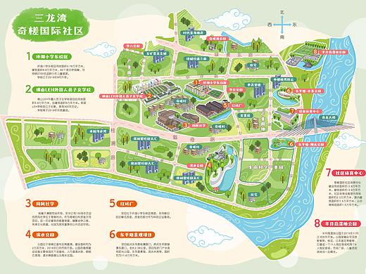 佛山-三龙湾奇槎国际社区 地图