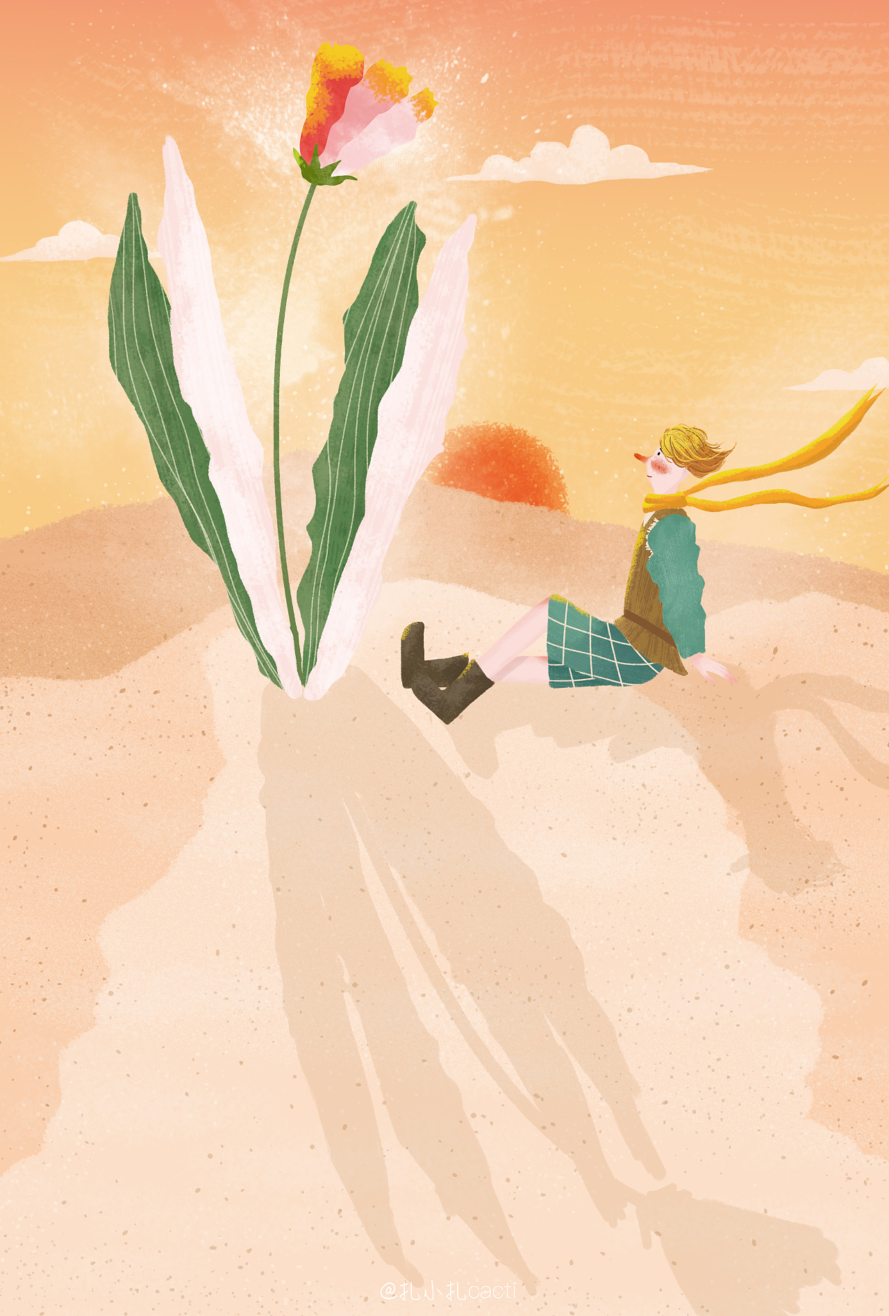 嗨,给你一份少女心版《小王子》. - 原创作品 - 站酷(zcool)