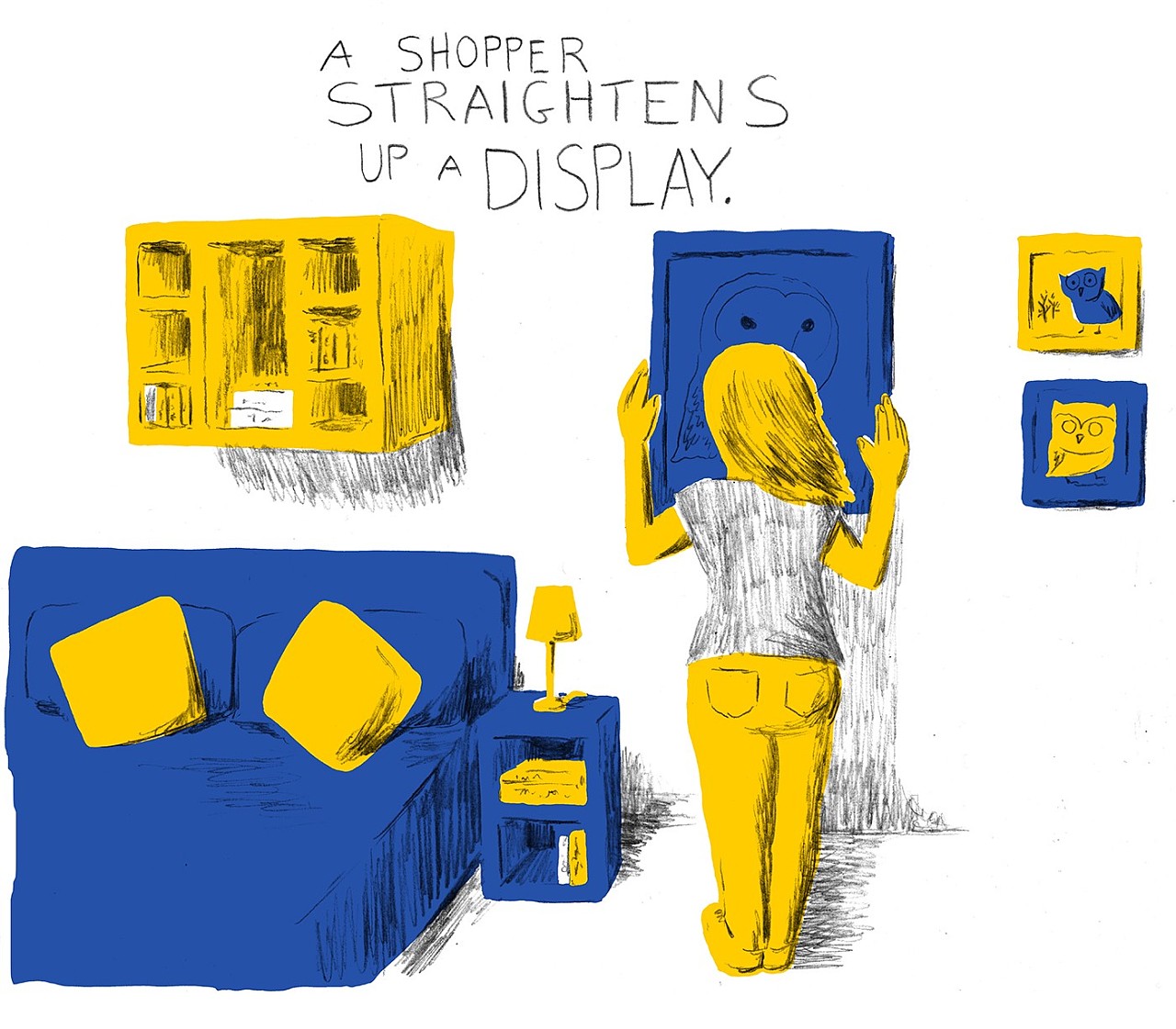 【插画分享】不为人所知的宜家故事|插画|艺术插画|格格学姐 - 临摹作