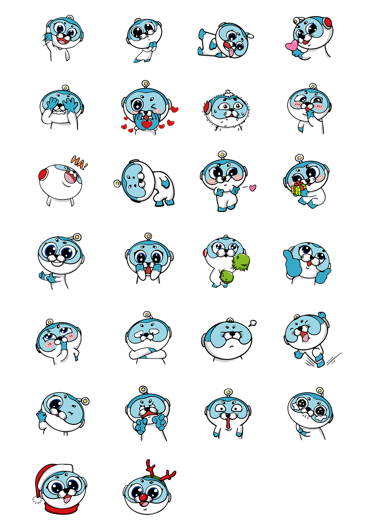 吉祥物设计青岛国信体育场馆吉祥物小i