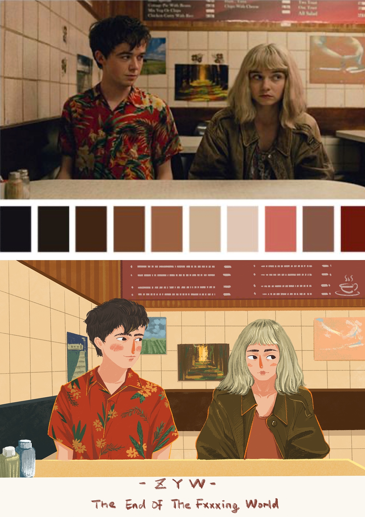 画电影（图ZMjUyNzY1MDgw） - 商业插画 - 站酷设计师世间少有愁妹妹原创素材 - 站酷ZCOOL